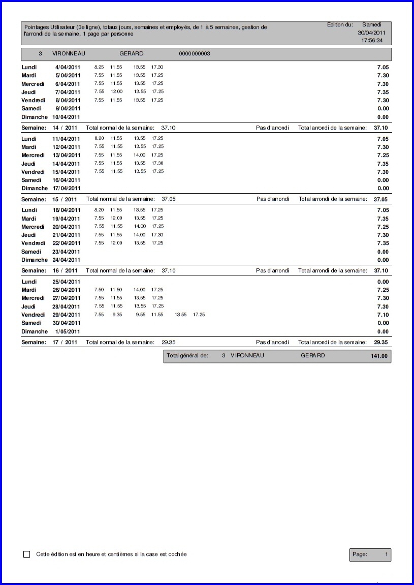 Pointeuse badgeuse horaire pour entreprise - Agendrix